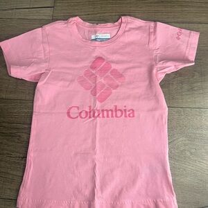 Columbia Kids' Short Sleeve Pink Tee